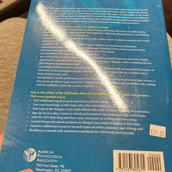 Publication Manual 6th Edition - Picture 2 of 3